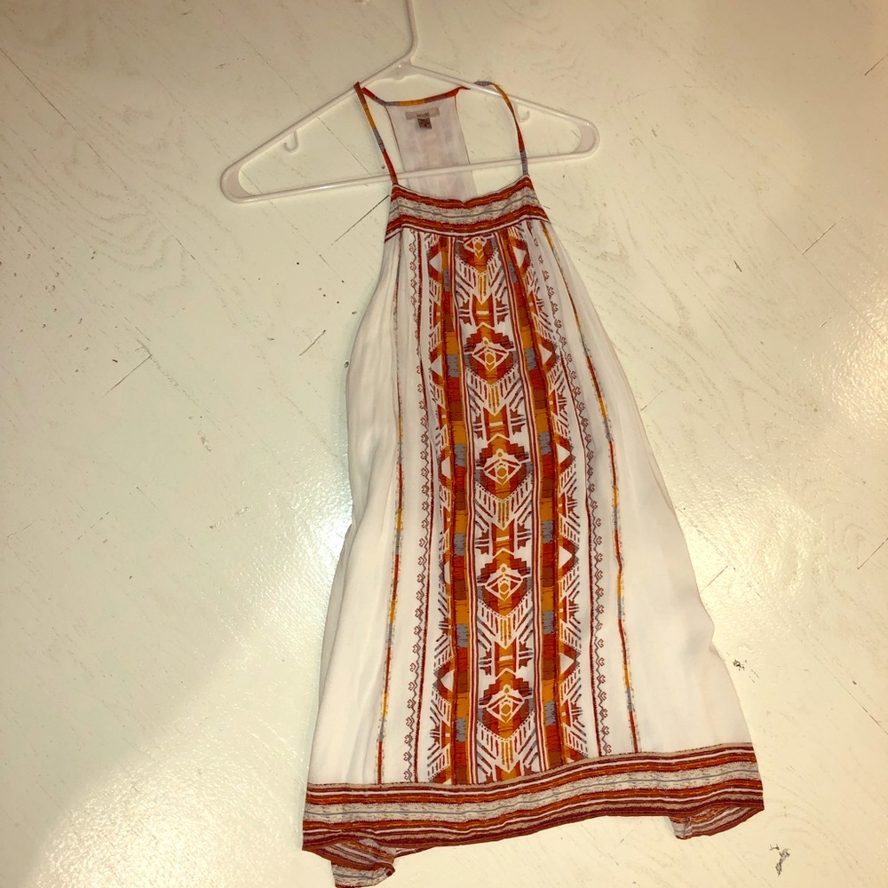 Dress with Aztec inspired print
